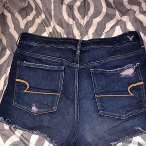 American Eagle hi-rise shorty shorts